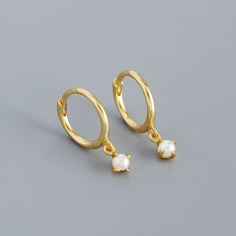 Minimalist Pearl Design Sense Earrings Women