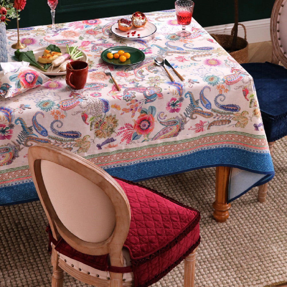 American Printed Household Linen Tablecloth
