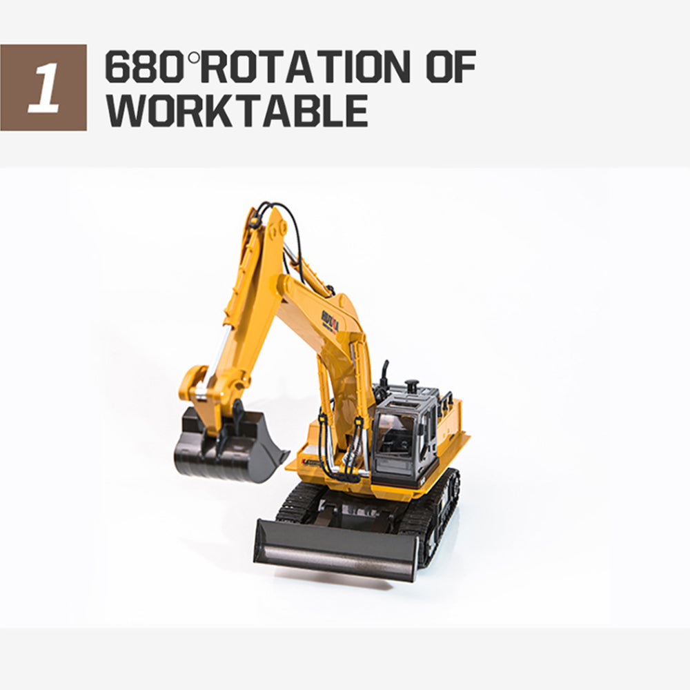 Children's Toy Engineering Vehicle 11-channel Electric Rechargeable Excavator