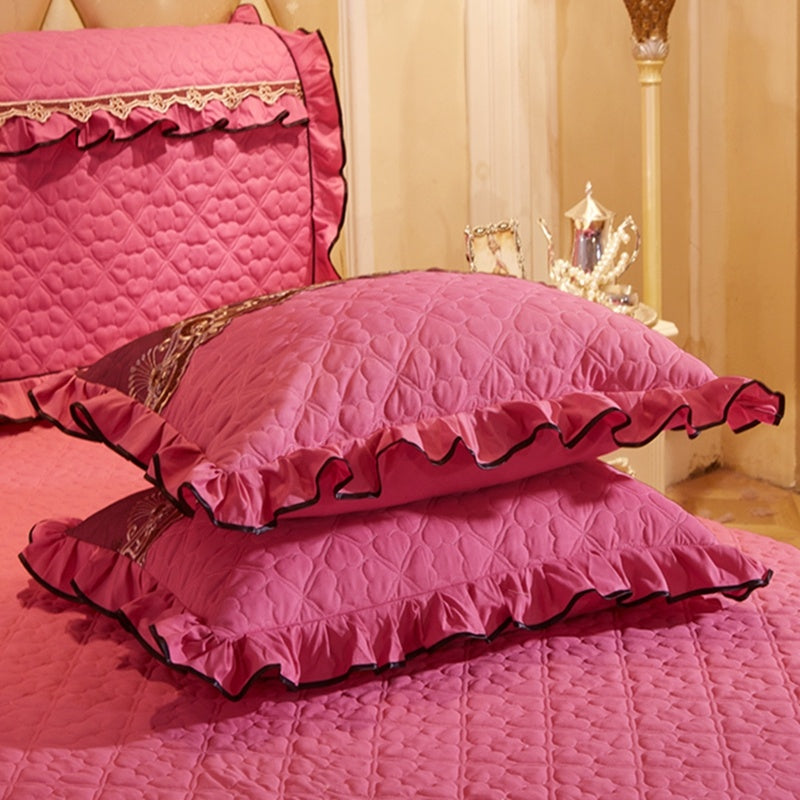 Lace Quilted Thickened Single Pillowcase