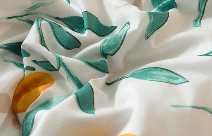 Skin-friendly Aloe Cotton Four-piece Spring And Summer Bed Sheet Quilt Cover