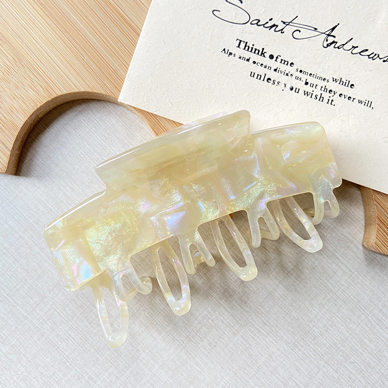 Fantasy Colorful Large Acetate Shark Clip