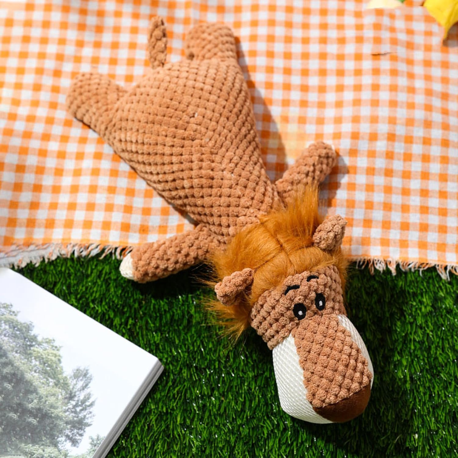 Pet Toy Plush Dog Grinding Teeth Interactive Toy Cute Animal Shape