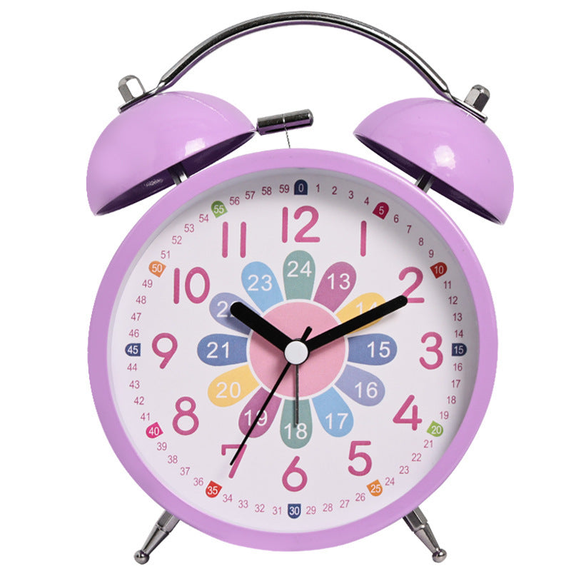 Silent Desktop Creative Cartoon Luminous Alarm Clock
