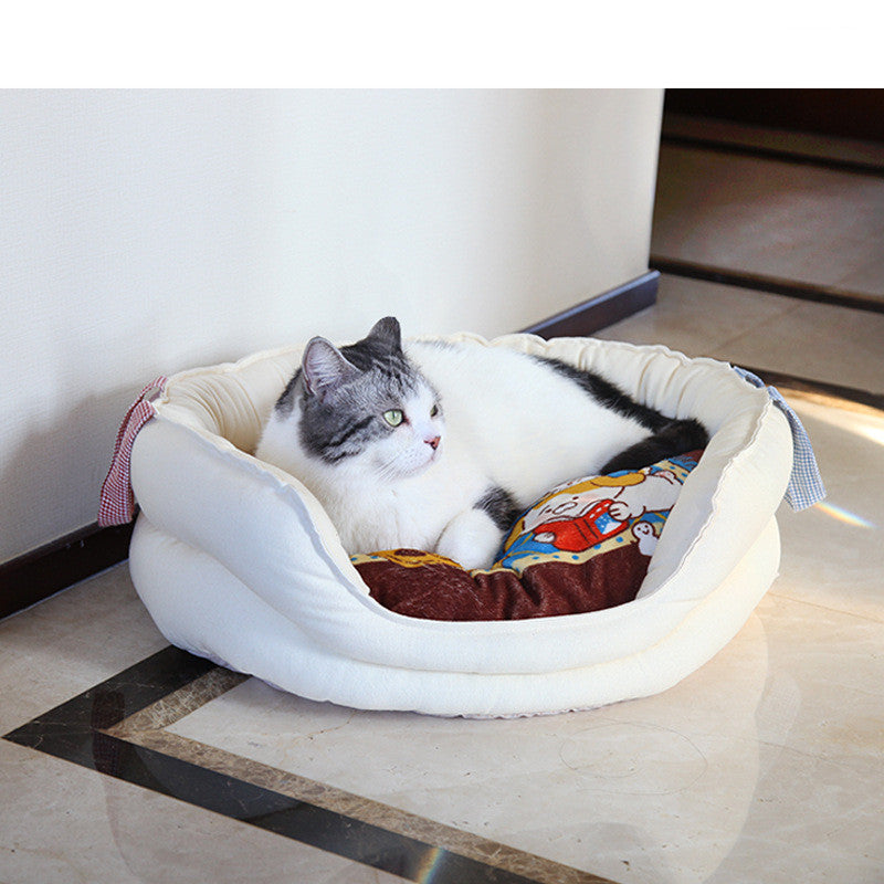 Winter Series Autumn And Winter Cat Deep Sleep Nest
