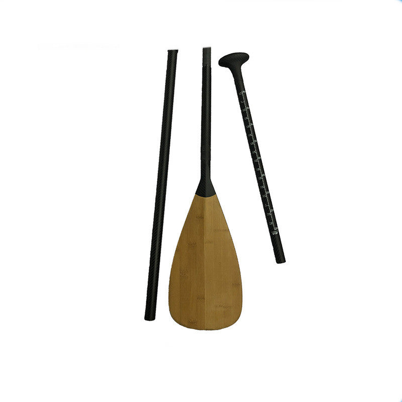 Water Sports Leisure Adjustable Carbon Fiber Bamboo Leather Paddle