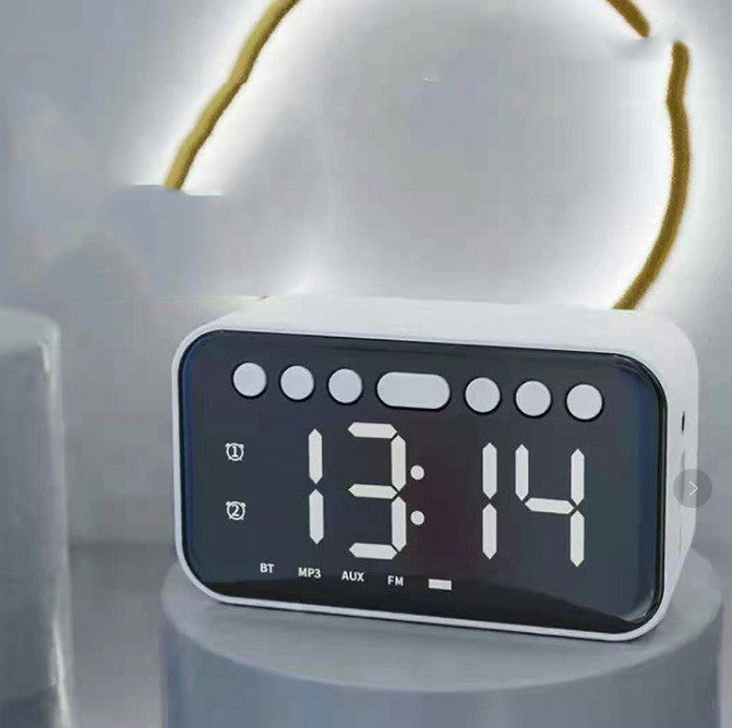 Internet Celebrity Douyin Dual-time Alarm Clock Mini Bluetooth Speaker