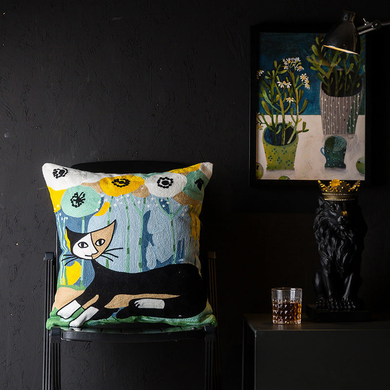 Abstract wind pillowcase