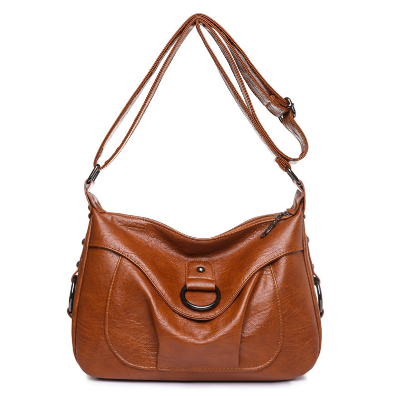Women's Retro Fashion Casual Large Capacity Shoulder Bag