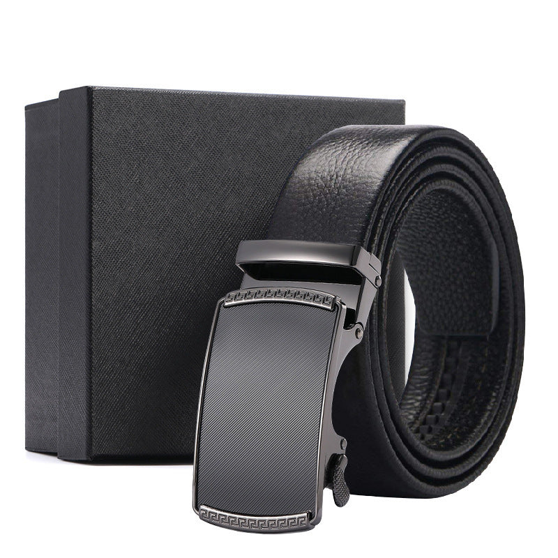 Leather Belt Men's First Layer