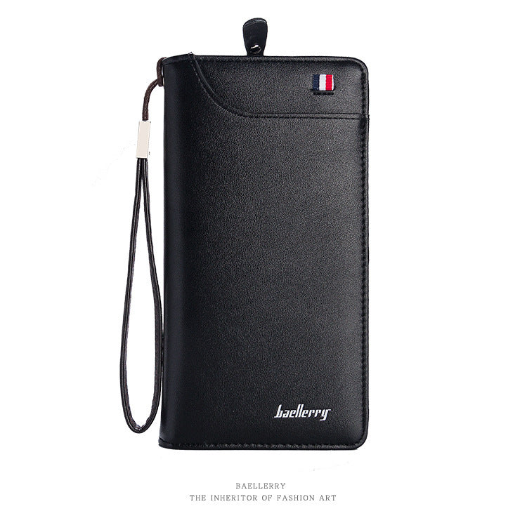 Long leather wallet