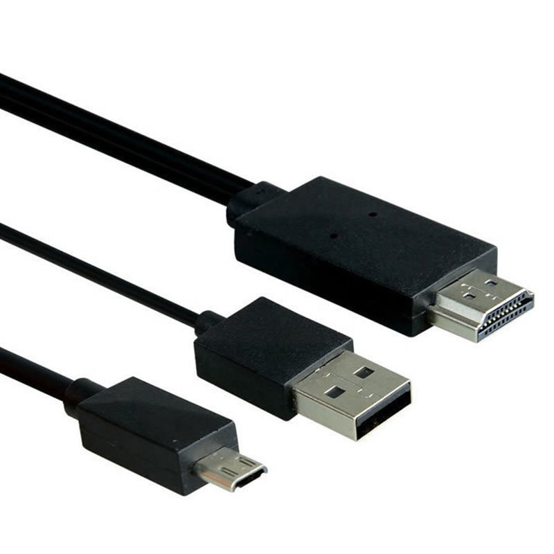 Mobile Phone To HDMI TV With Screen Cable Micro Usb Android Phone Adapter Plug And Play