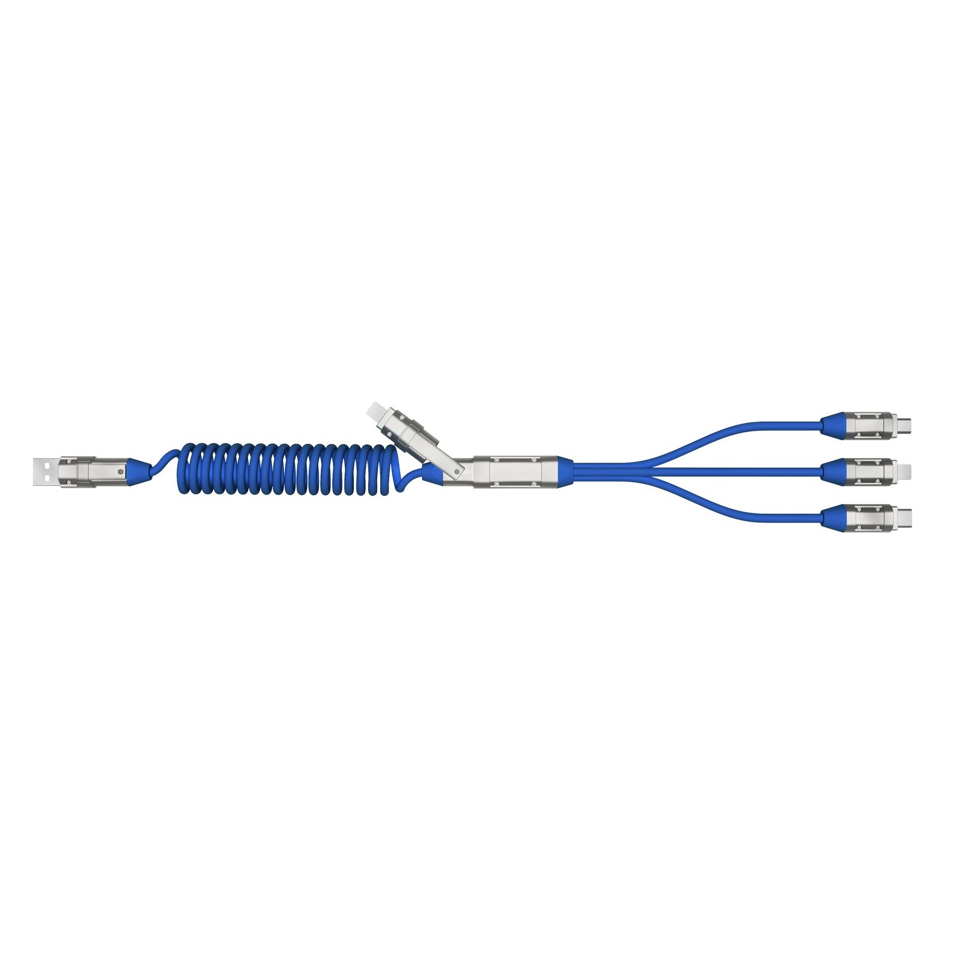 240W Spring Telescopic Fast Charge Data Cable
