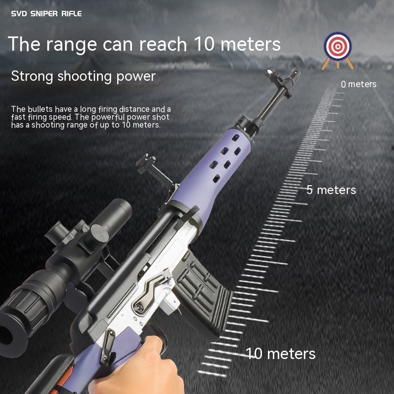 Boy's Large Synthetic Resin Sniper Toy Model Gun