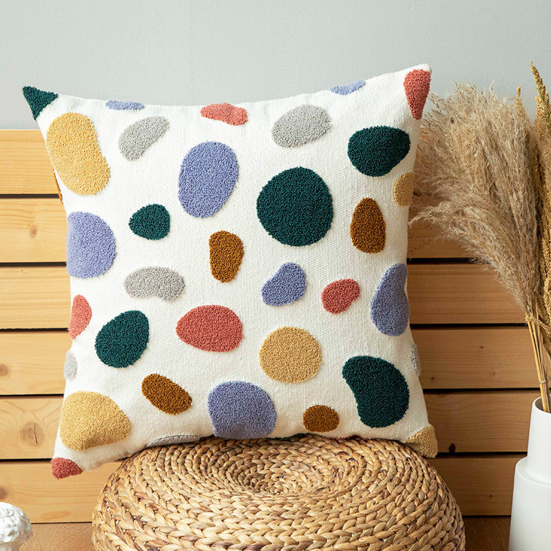Cotton canvas cushion and pillowcase