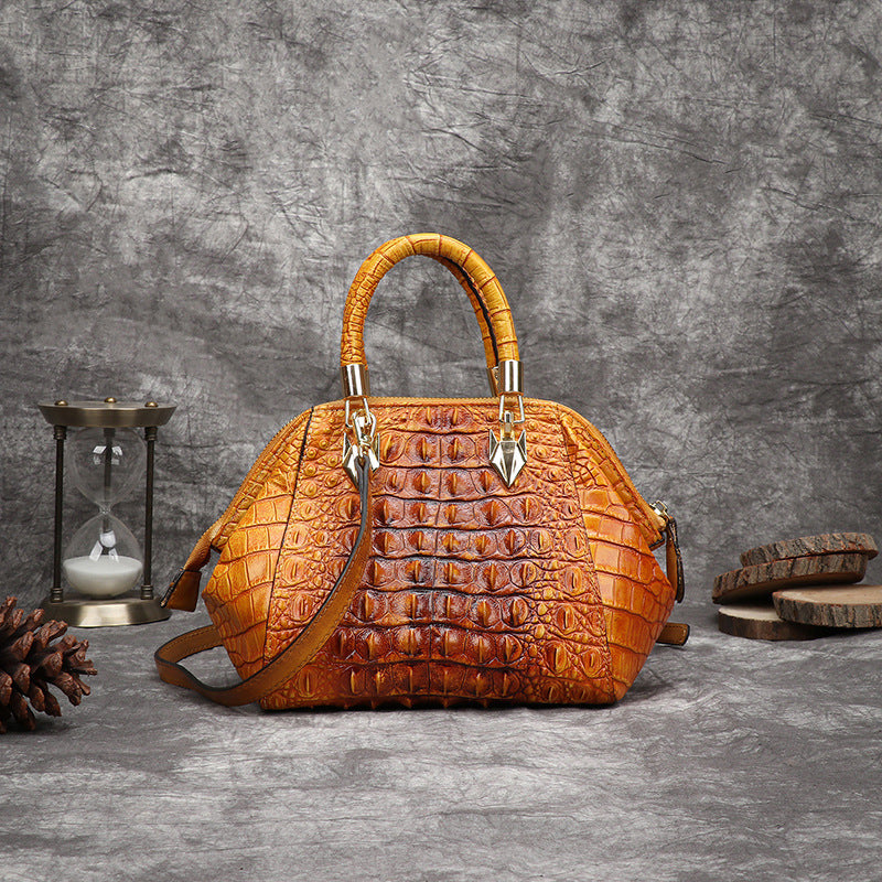 Handmade retro female bag leather crossbody bag