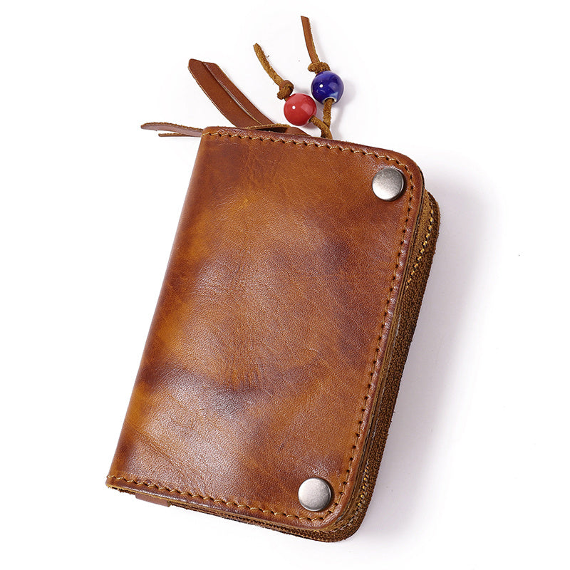 2-in-1 leather key card case