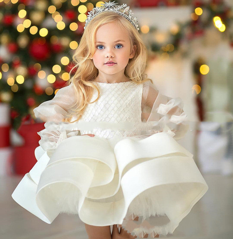 Girl Model Piano Host Birthday Fluffy