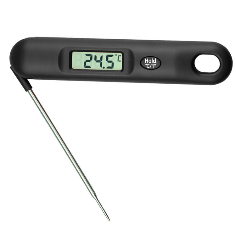 Folding food thermometer