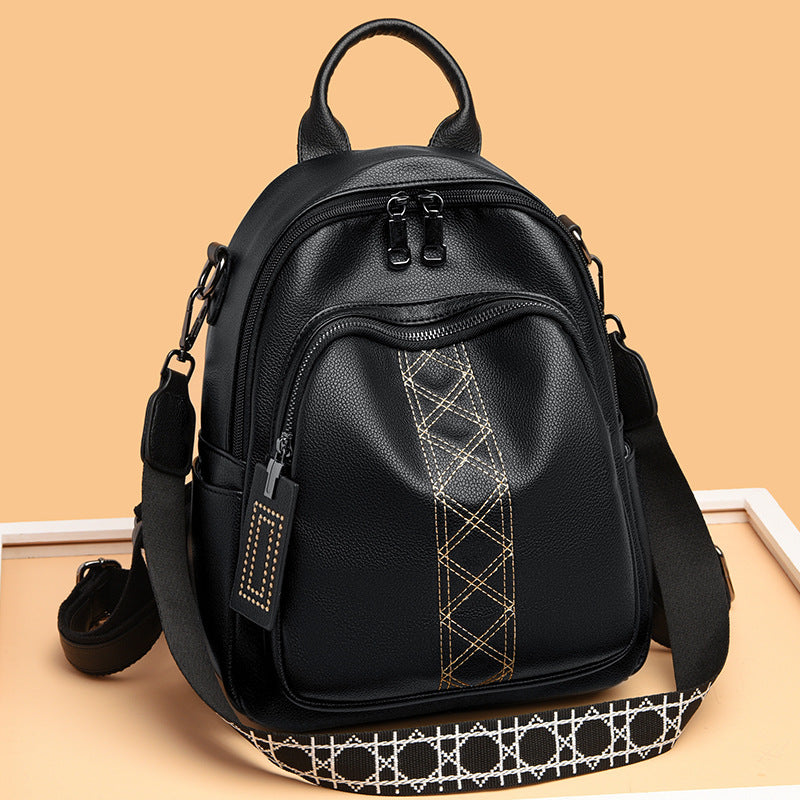 Shoulder Bag Cowhide Korean Version Of The Original Small Backpack Female