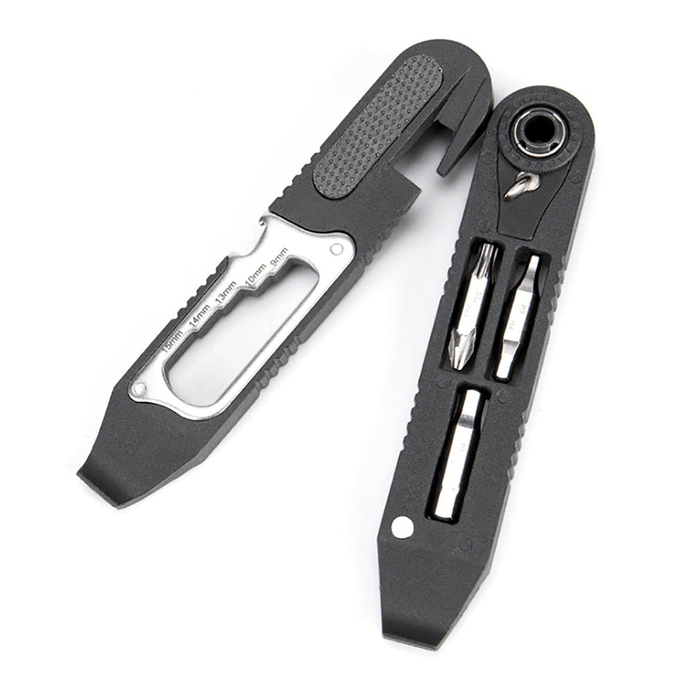 Tire Repair Multifunctional Pry Tire Bar Ratchet Wrench Multifunctional Tool Bicycle Repair And Carrying Tool