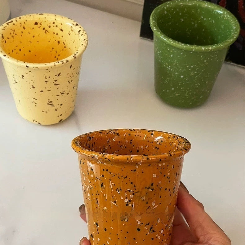 Ceramic Splash Ink Coffee Cup Mug
