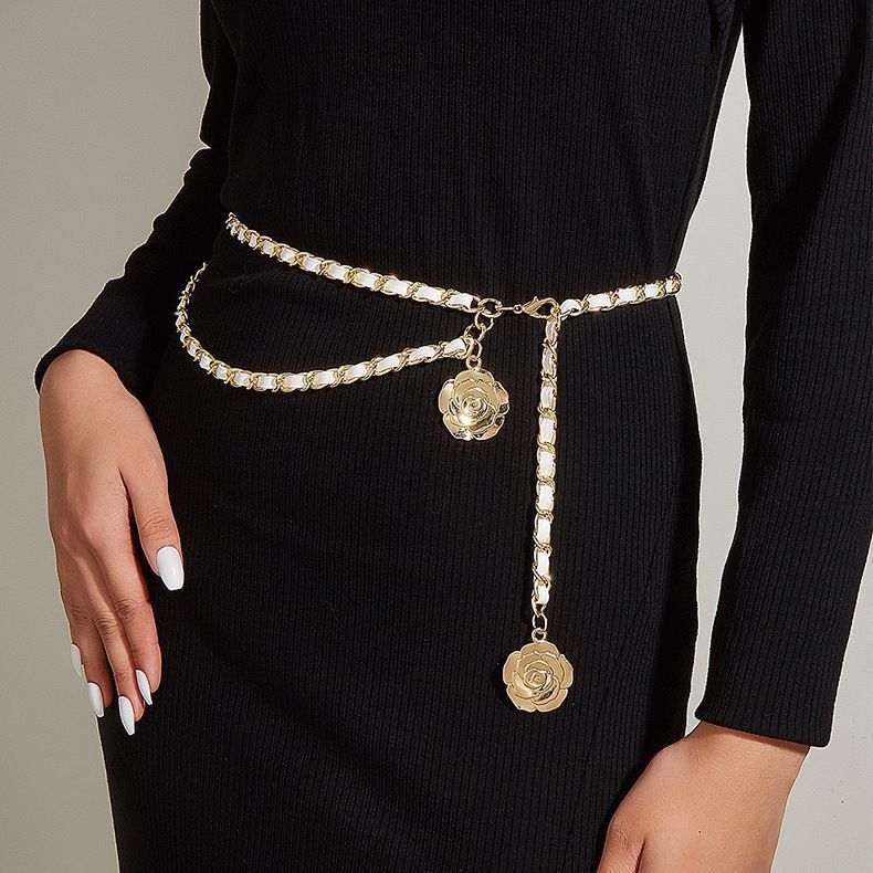 Chaîne de Taille Accessoires Style Classique Hot Girl Avec Jupe Pantalon Robe Ceinture Chaîne Ceinture Décorative Femme