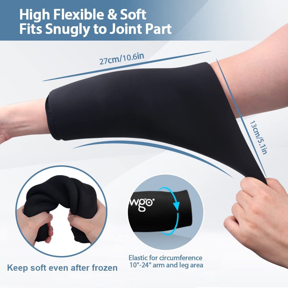 Knee Elbow Gel Cold Compress Protective Gear Wrist Ice Sleeve