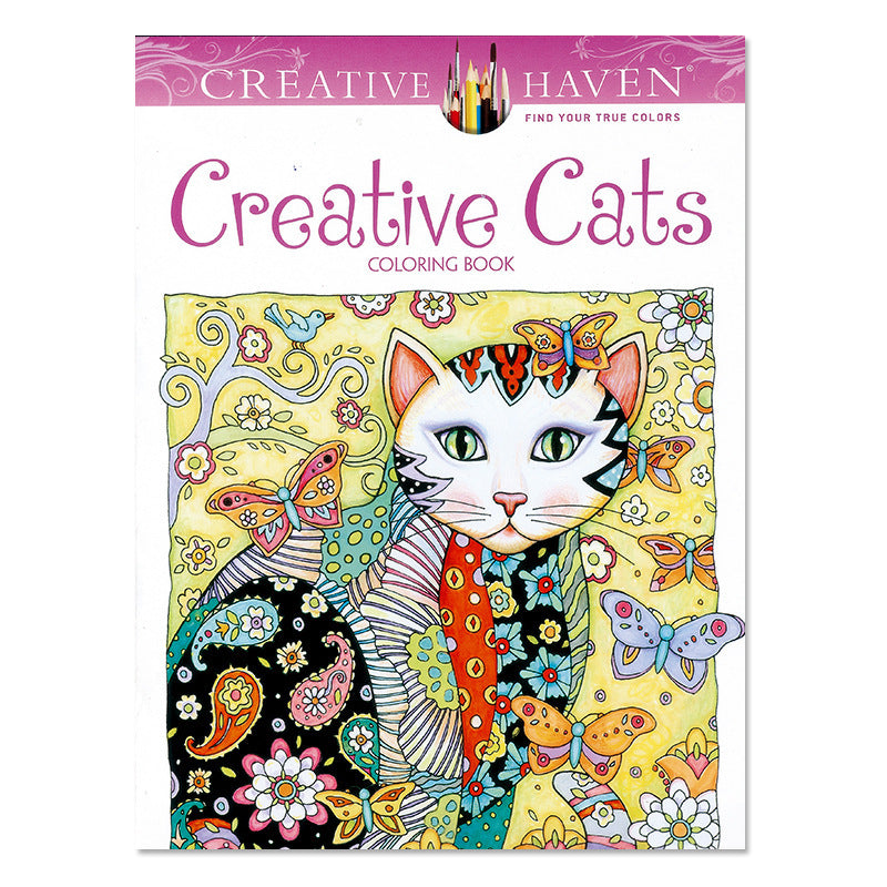 Creative Children's Doodle Cat Coloring Book