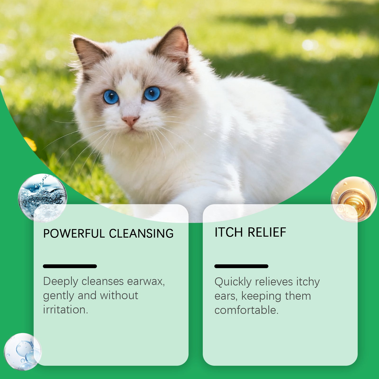 Gentle Ingredients Care For Refreshing Pet Ear Cleaner