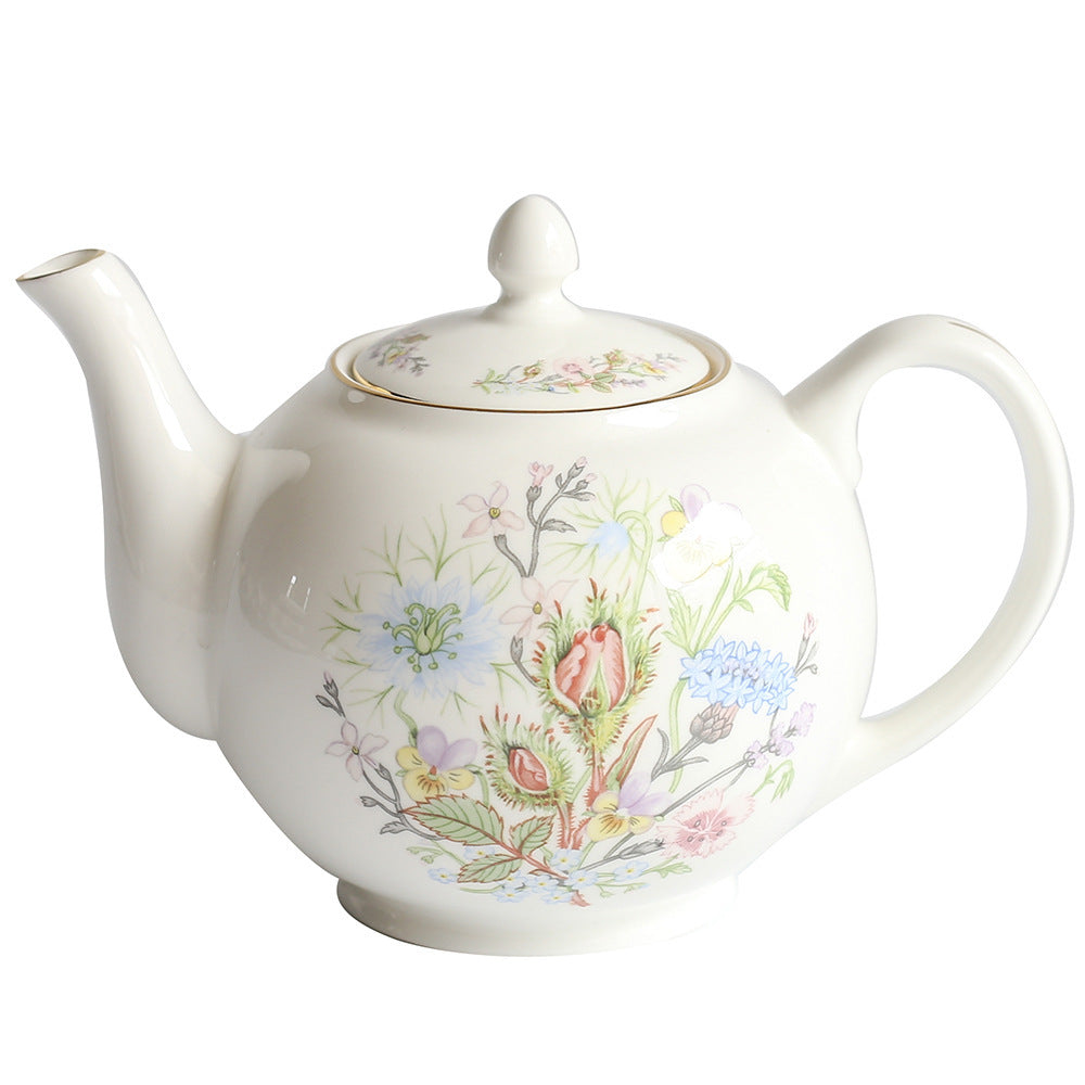 High-end British Afternoon   Set European-style Dessertdouble Fruit Platecoffee Cup Saucer Black Tea