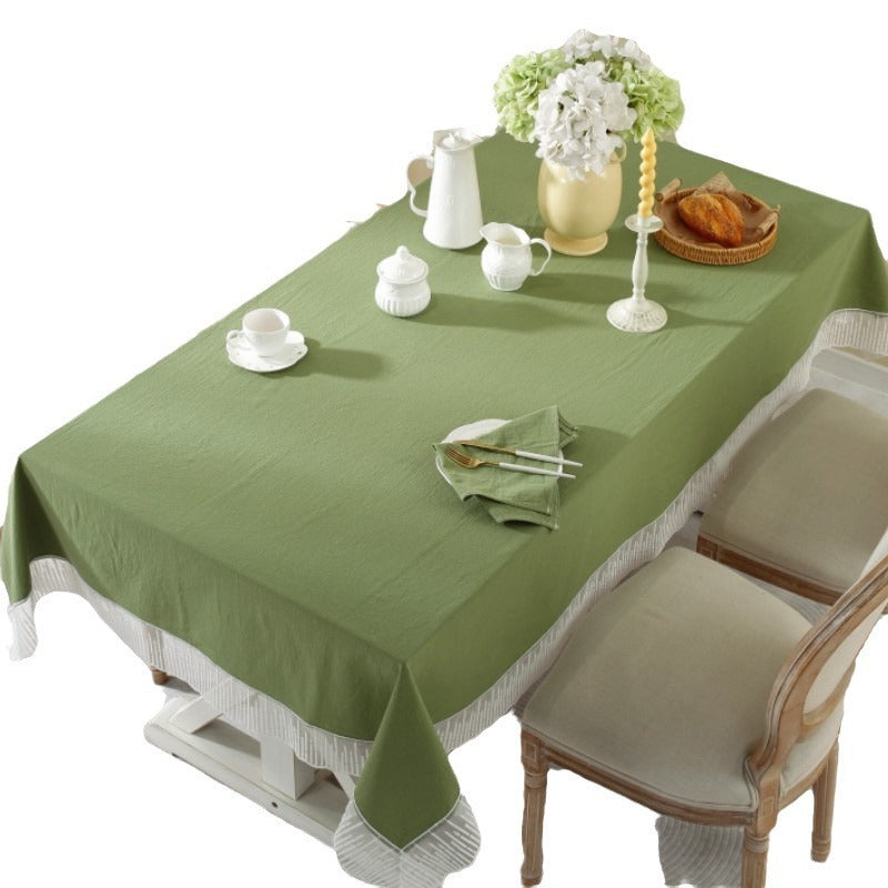 Solid Color Dormitory Tablecloth Coffee Table Cover Cloth Photograph Background Cloth