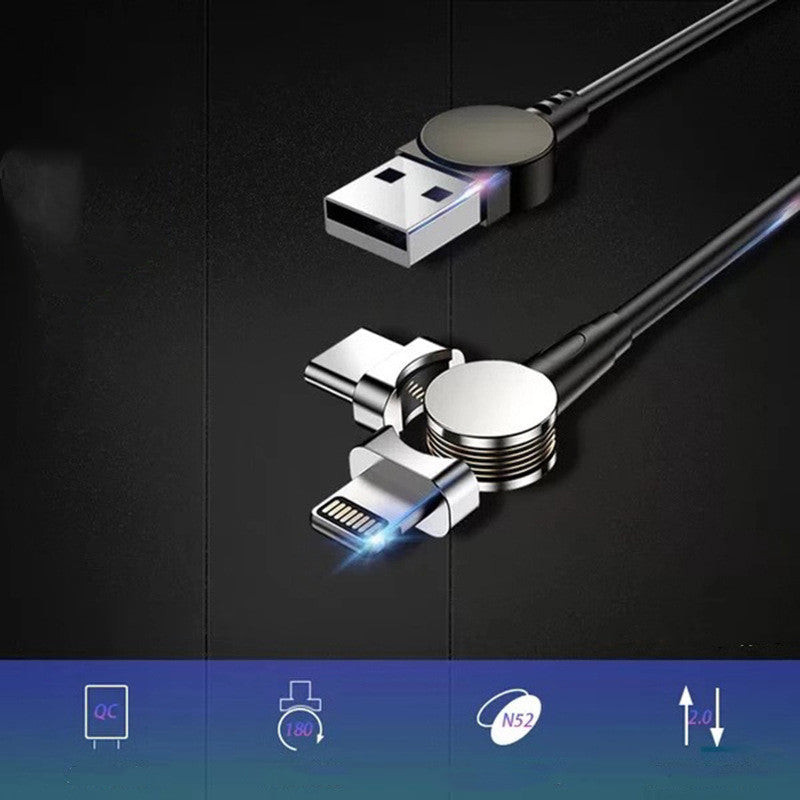 Rotating Magnetic Absorption Data Cable