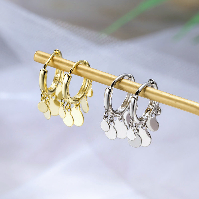 Light luxury earrings silver earrings