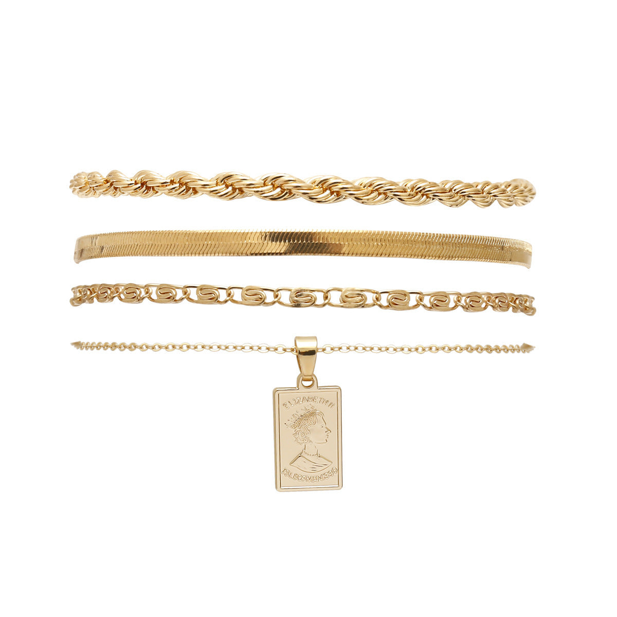 Ornament Snake Bones Chain Hip Hop Punk Anklet Suit
