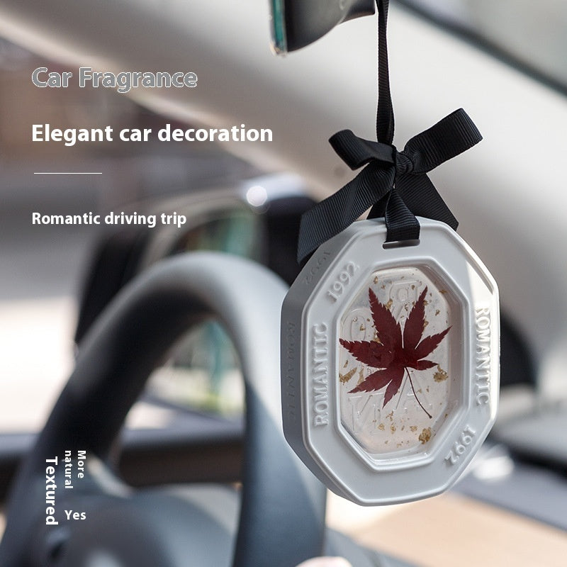 Fashion Personalized Car Aromatherapy Sheet Pendant