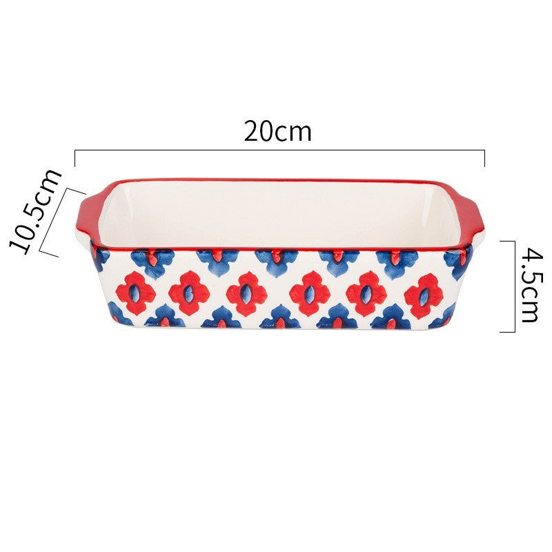 Baked rice tray, household baking tray, western food tray