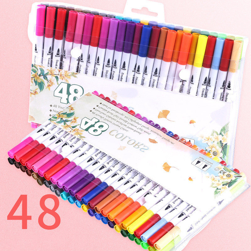 Double-ended watercolor pen