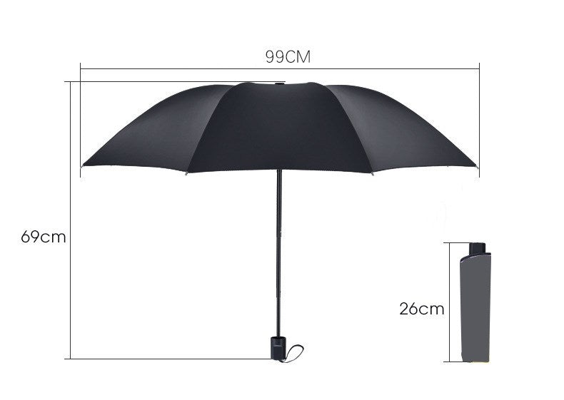 Banana leaf dual-purpose folding umbrella