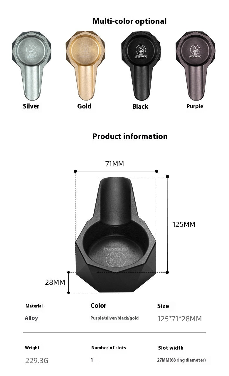 Fashion Single Sink Atmospheric Metal Ashtray