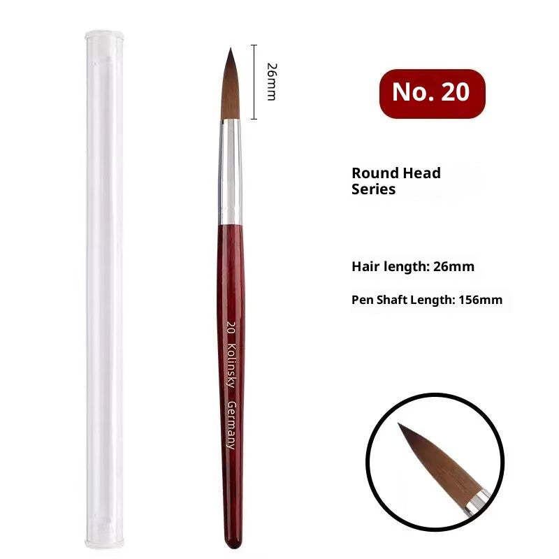 Watercolor Crystal Siberian Mink Crystal Pen