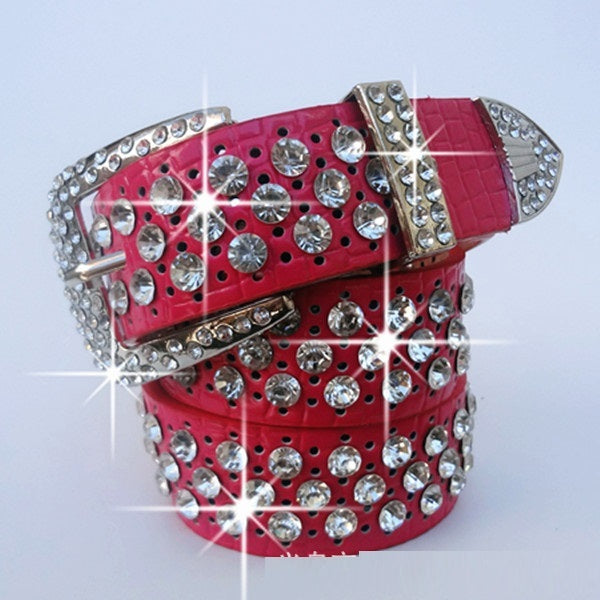 Fashionable All-match Wide Cowhide Women's Belt