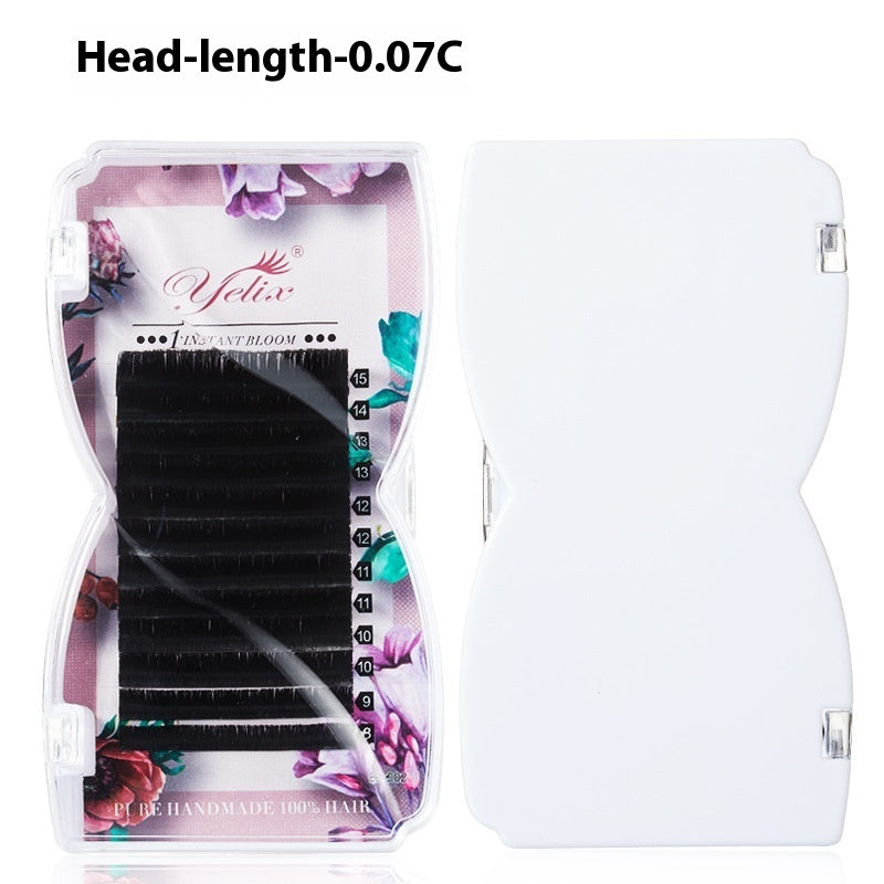 Natural Dense Row Of Flowering False Eyelashes