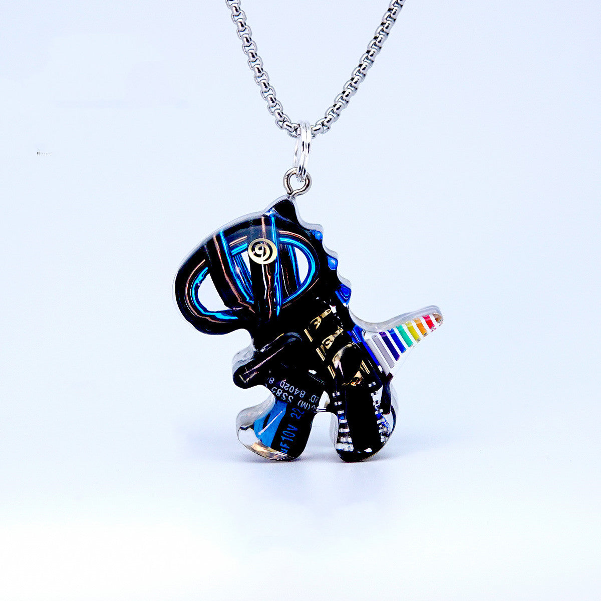 Original Design Small Dinosaur Necklace Niche Keychain