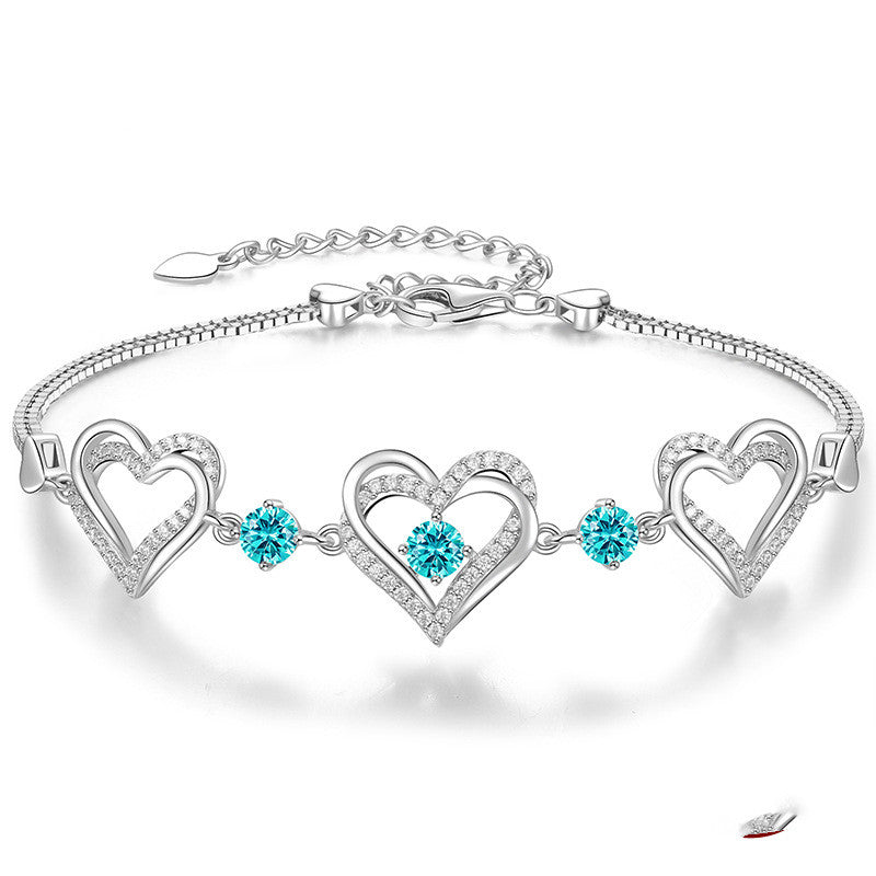 Twelve Birthday Crystal Bracelet Fashion Personality Hand Jewelry