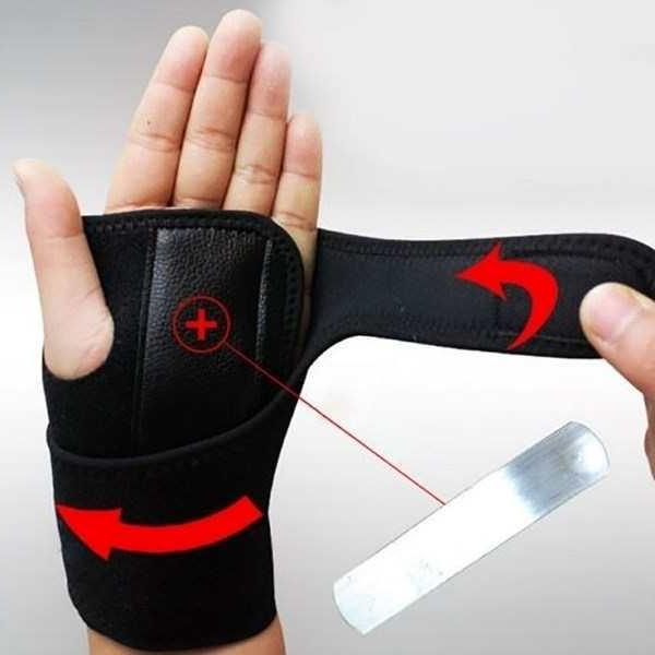 Hritis Band Belt Carpal Tunnel Hand Wrist Support Brace Men