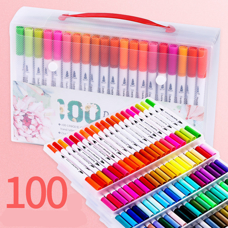 Double-ended watercolor pen