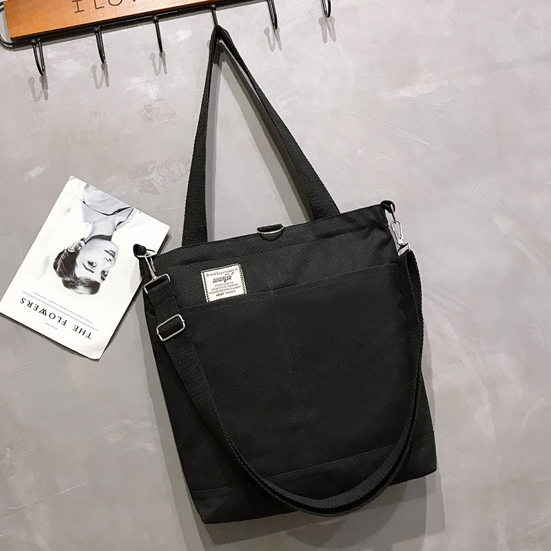 Crossbody Japanese large-capacity canvas bag