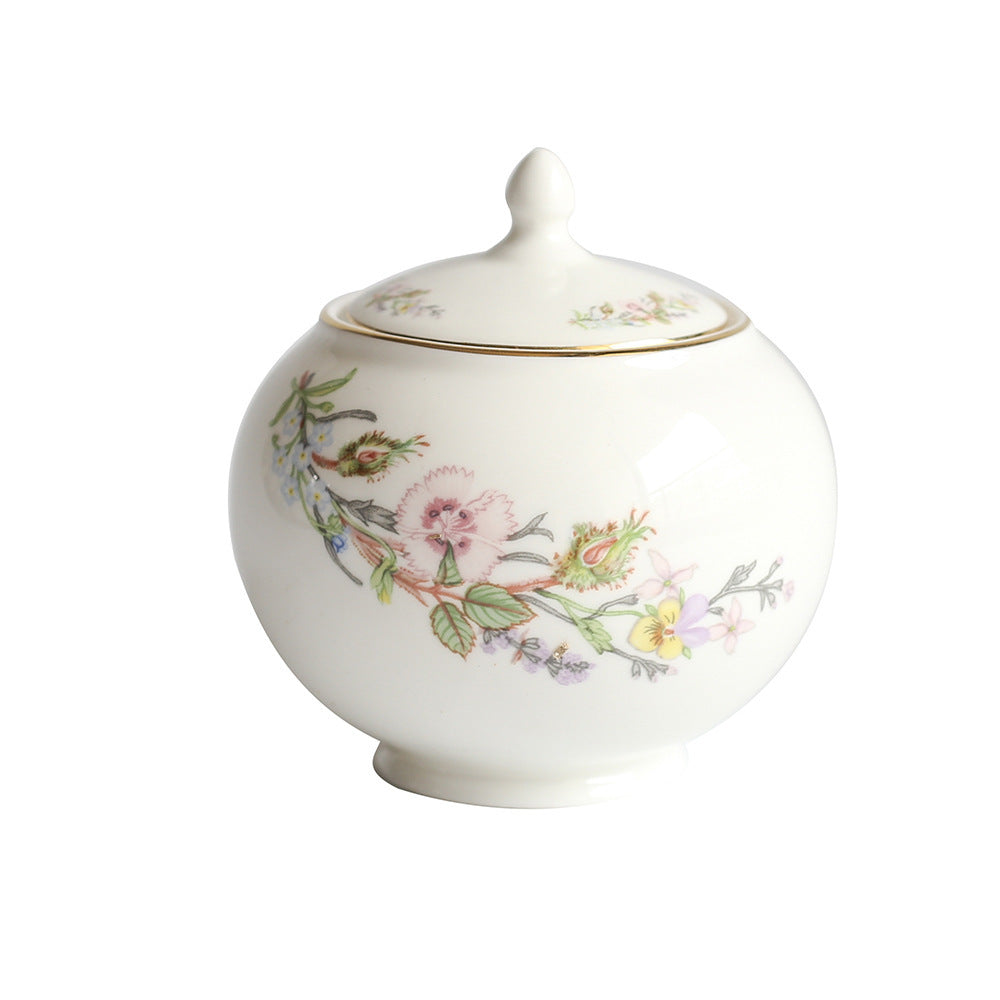 High-end British Afternoon   Set European-style Dessertdouble Fruit Platecoffee Cup Saucer Black Tea