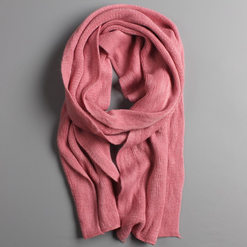 Fashionable Ladies Pure Color Warm Cashmere Scarf